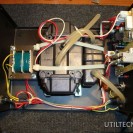 Interior de una maquina de soldadura por Aire Caliente