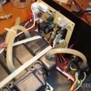 Interior de una maquina de soldadura por Aire Caliente