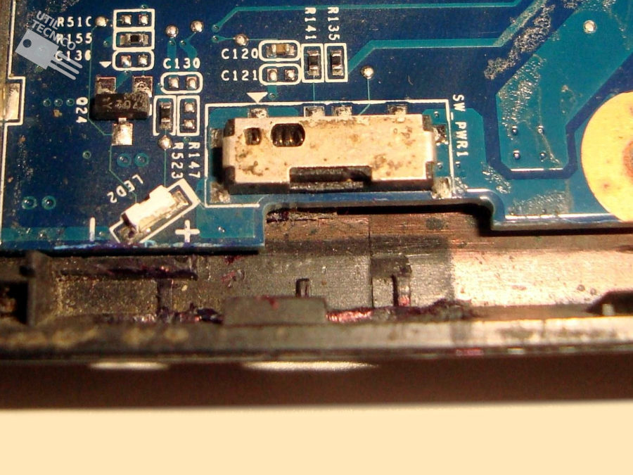 Reparación botón encendido HP Mini 110