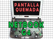 Pantalla no funciona netbook del gobierno Modelo G4 cuarta generación