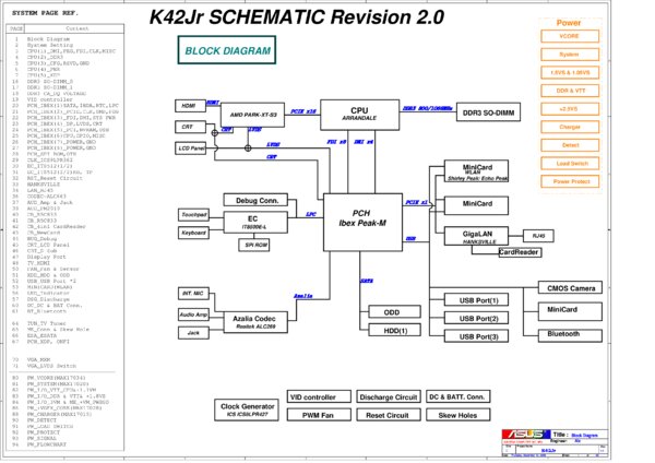 Esquematico Asus K42JR