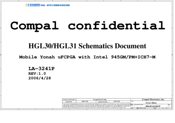 Esquematico Compal LA-3241P Rev 1.0 HGL30