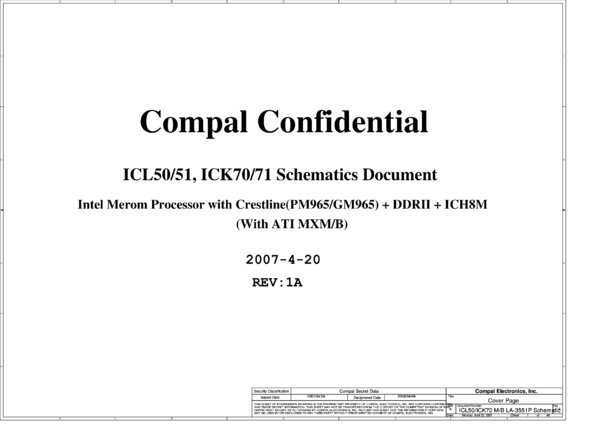 Esquematico Compal LA-3551P