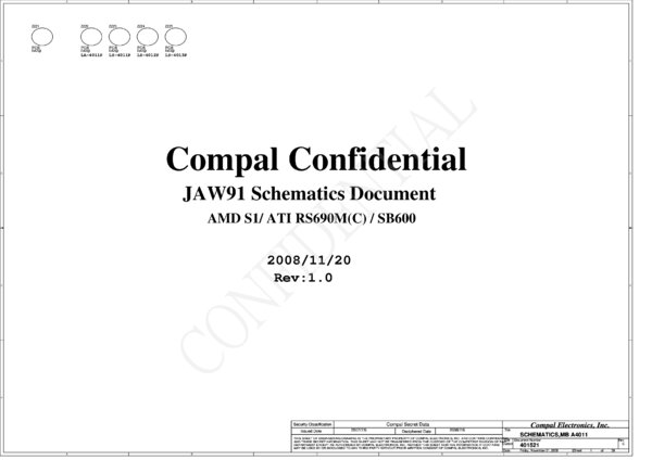 Esquematico Compal LA-4011P