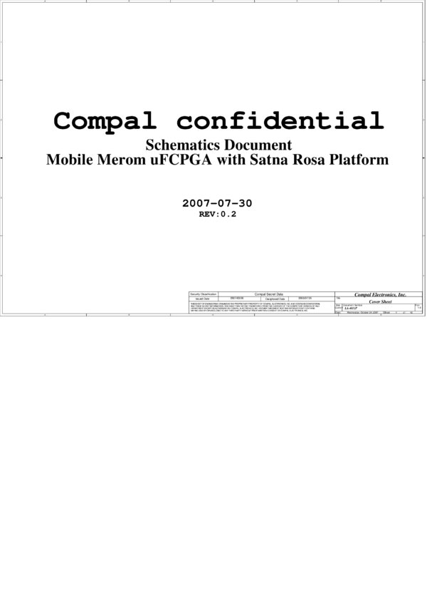 Esquematico Compal LA-4031
