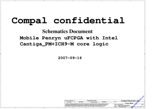 Esquematico Compal LA-4102P - REV 0.1