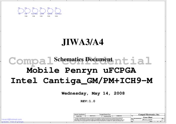 Esquematico Compal LA-4212P REV 1.0 JIW A3 A4
