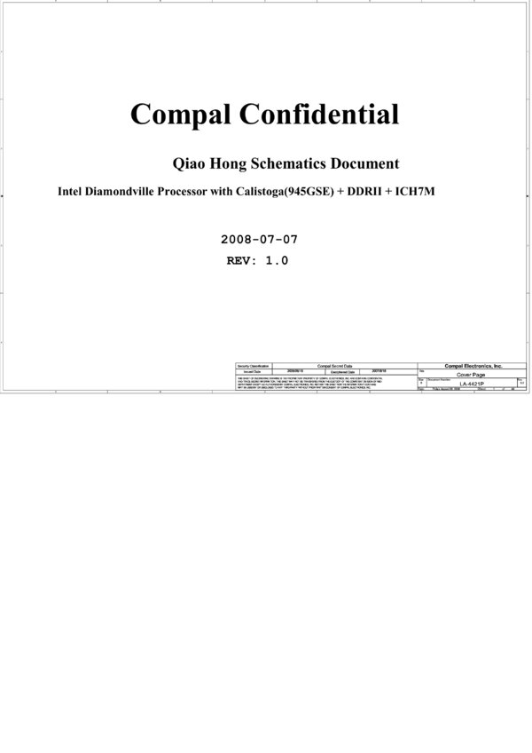 Esquematico Compal LA-4421 (Inspiron Mini 9)
