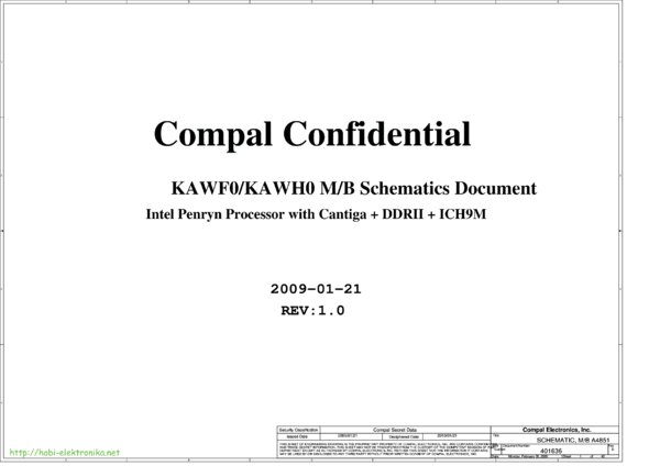 Esquematico Compal LA-4851P KAWF0 KAWH0 (Acer 5332 5732 5732Z 7715)
