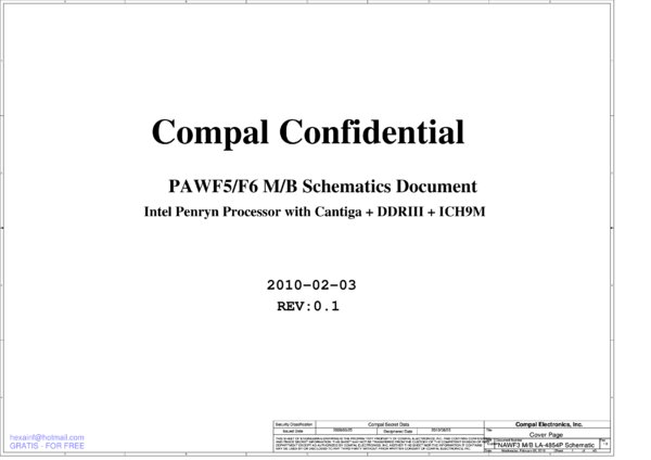 Esquematico Compal LA-4854P PAWF5_6 Rev 0.1