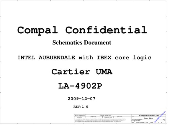 Esquematico Compal LA-4902P