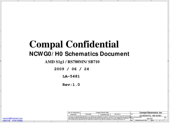 Esquematico Compal LA-5481P