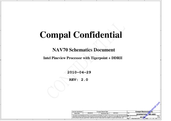 Esquematico Compal LA-5651P