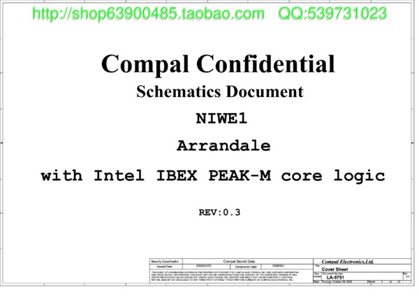 Esquematico Compal LA-5751P