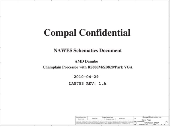 Esquematico Compal LA-5753P Rev 1A