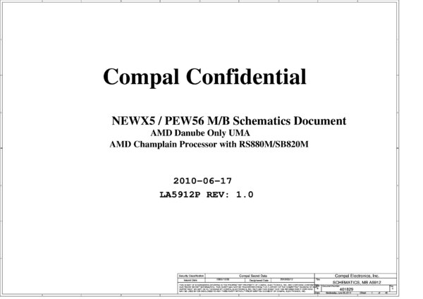 Esquematico Compal LA-5912P