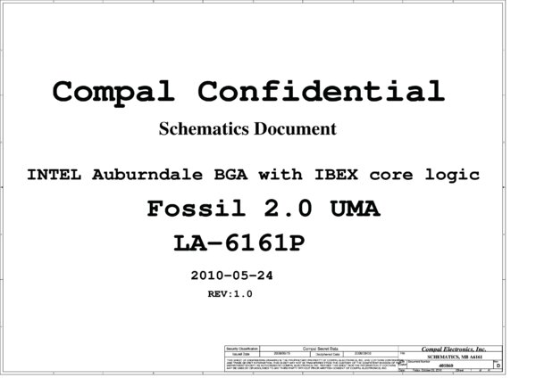 Esquematico Compal LA-6161P
