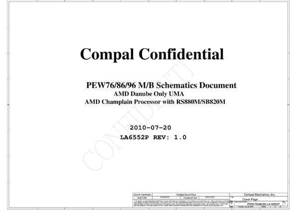 Esquematico Compal LA-6552P Rev 1.0