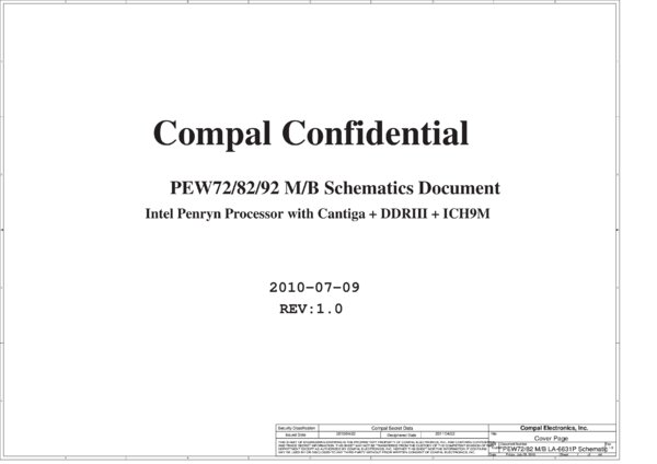 Esquematico Compal LA-6631P