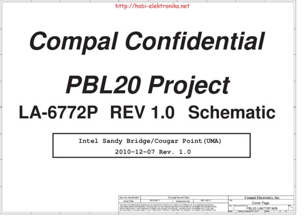 Esquematico Compal LA-6772P