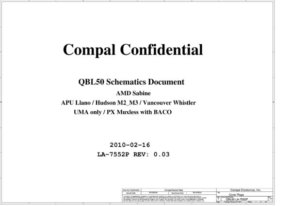 Esquematico Compal LA-7551P