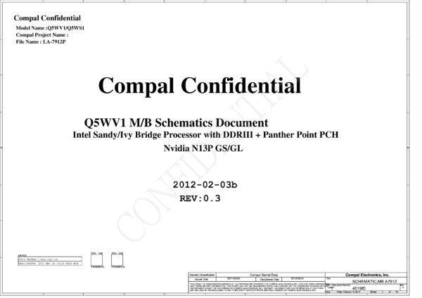 Esquematico Compal LA-7912P