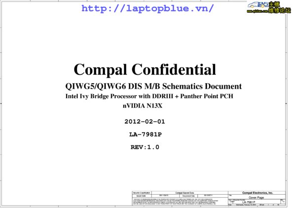 Esquematico Compal LA-7981P Rev 1.0