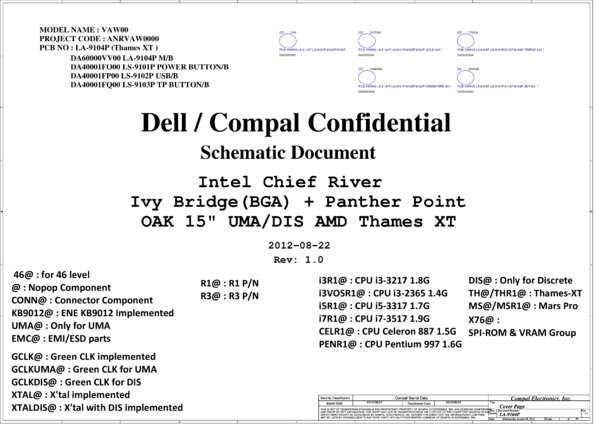 Esquematico Compal LA-9104P R1.0