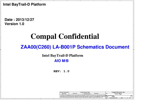 Esquematico Compal LA-B001P