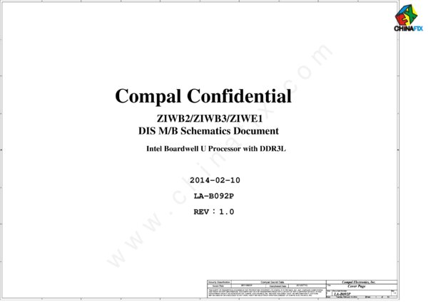 Esquematico Compal LA-B092P REV3.0
