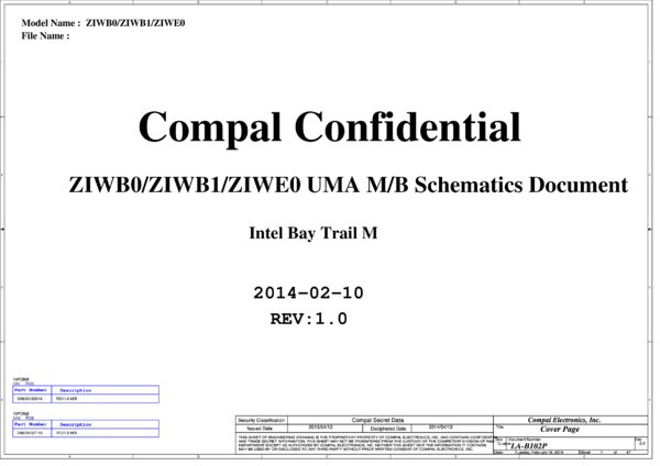 Esquematico Compal LA-B102P