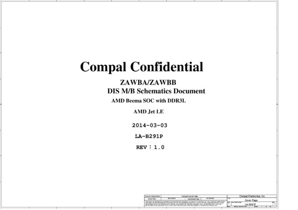 Esquematico Compal LA-B291P r1.0
