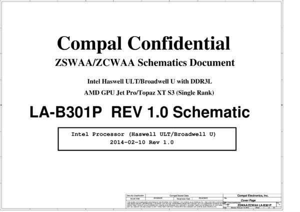 Esquematico Compal LA-B301P r1.0