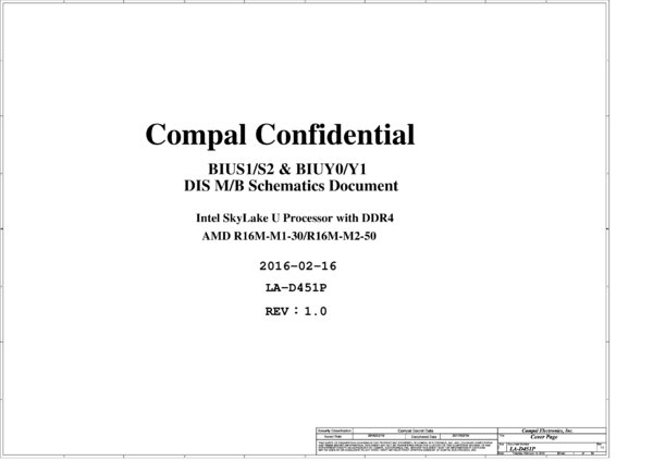 Esquematico Compal LA-D451P