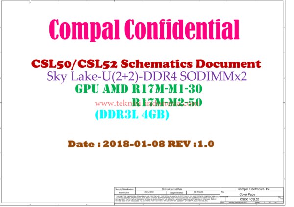 Esquematico Compal LA-E801P Rev 1