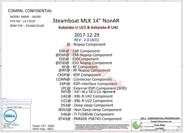 Esquematico Compal LA-F322P LA-F321P Rev 2