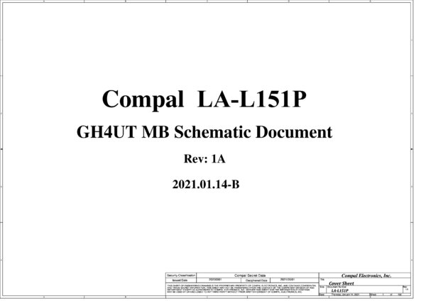 Esquematico Compal LA-L151P UMA Rev1A