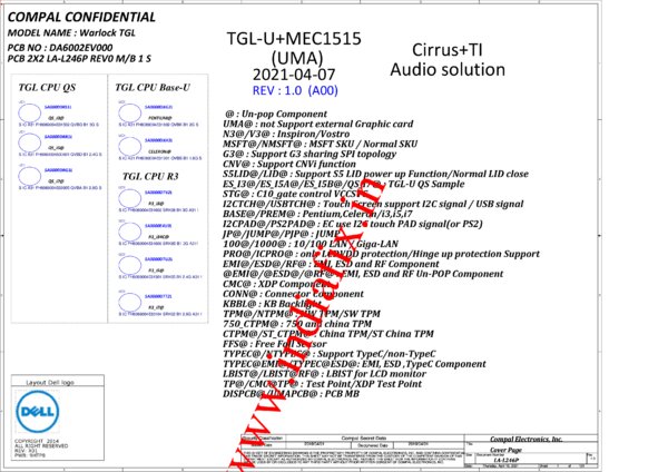 Esquematico Compal LA-L246P