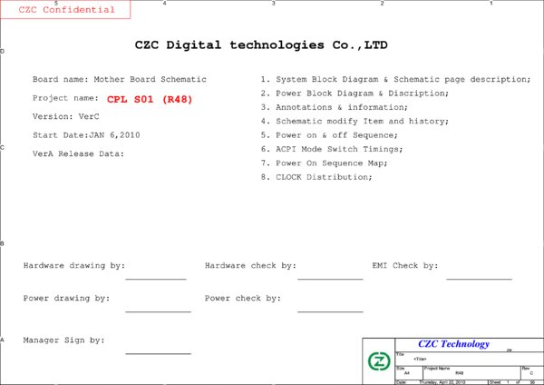 Esquematico CZC R48 Rev C