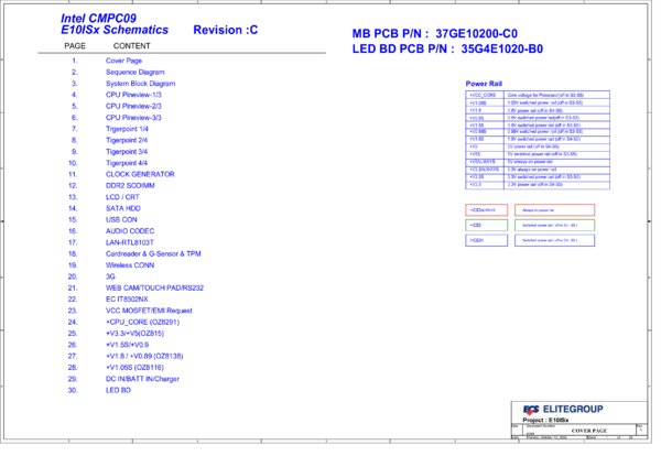 Esquematico ECS E10ISX (netbook-G1)