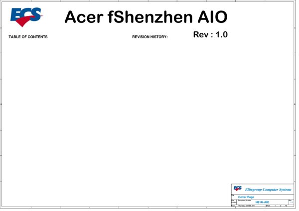 Esquematico ECS H61H-AIO v1.0