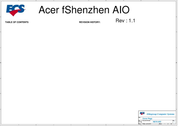 Esquematico ECS H61H-AIO v1.1