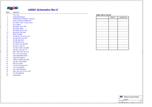Esquematico ECS U50SI1 rev c