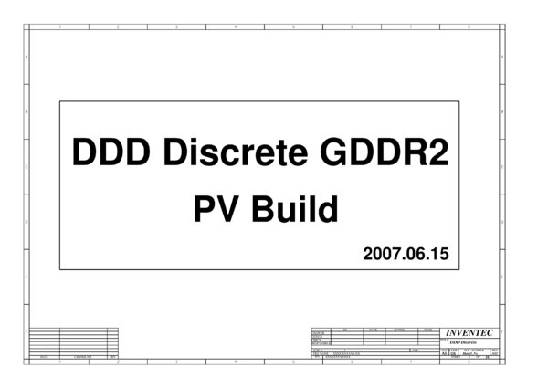 Esquematico Inventec DDD Discrete Crestline 965PM