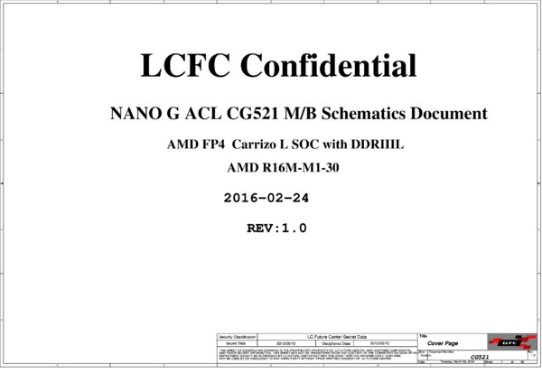 Esquematico LCFC NM-A841 Rev 1.0