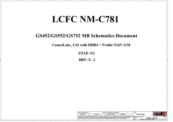 Esquematico LCFC NM-C781 Rev 01