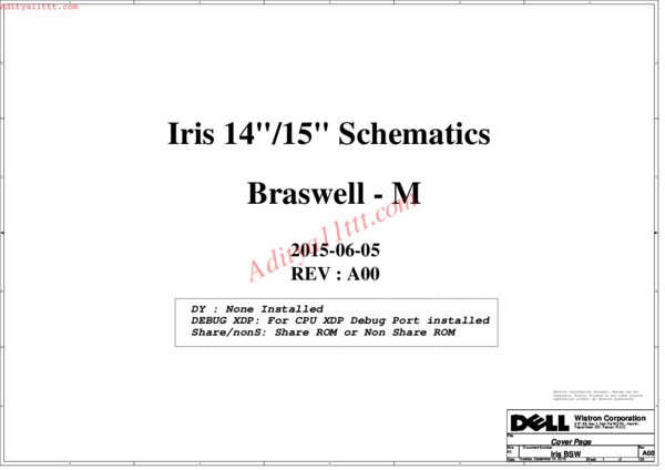 Esquematico Wistron IRIS BSW 14279-1 Rev A00_Dell Inspiron 15 3552