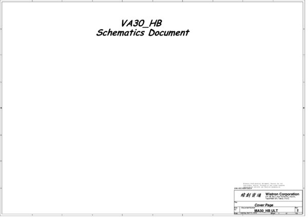 Esquematico Wistron VA30_HB MA30_HB