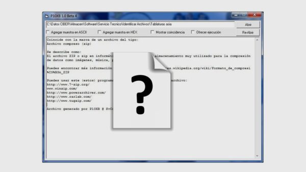 Como identificar archivos desconocidos