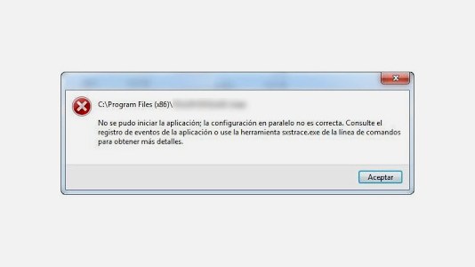 Error – La configuracion en paralelo no es correcta